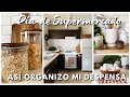 ASÍ ORGANIZO MI DESPENSA QUINCENAL 🧺🍅¿Vale la pena pasar todo a otro contenedor ? | Cocina limpia