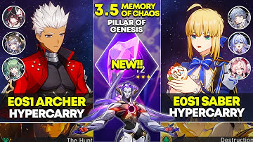 E0S1 Archer Hypercarry & E0S1 Saber Hypercarry | Memory of Chaos 12 | Honkai Star Rail 3.5
