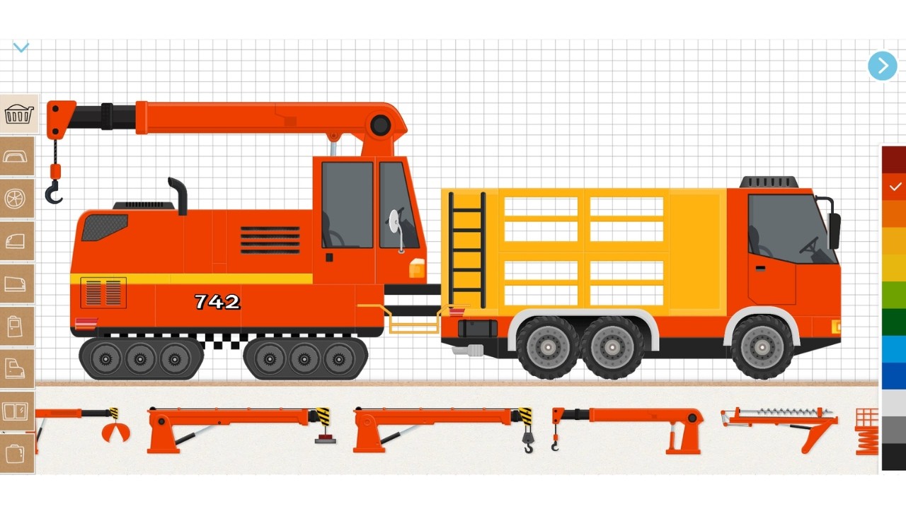 Building a Powerful Crane Arm Truck in Labo Simulator