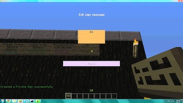 How to install and use the ColoredSigns Plugin for Minecraft 1.2.3 Bukkit [HD]