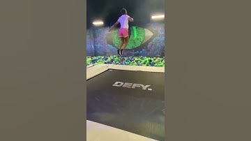 11 year old gymnast does first double front at defy!