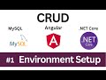 Build app using Angular 12, .NET Core Web API and MySQL | Environment Setup | Part 01