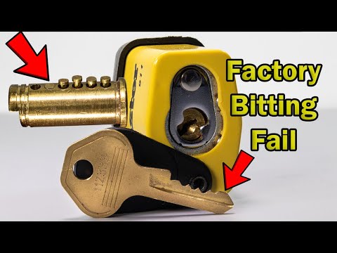 Master Lock 911 Picked || Factory Bitting Fail!