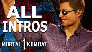 MORTAL KOMBAT 1 Johnny Cage All Intros Dialogue Character Banter MK1