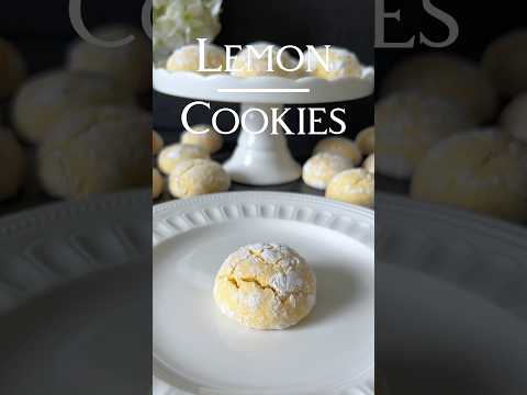Lemon Crinkle Cookie