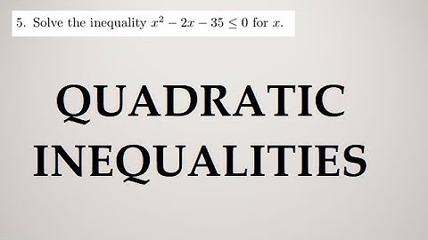 Quadratic Inequalities | Tagalog math tutorial | Grade 9 Mathematics