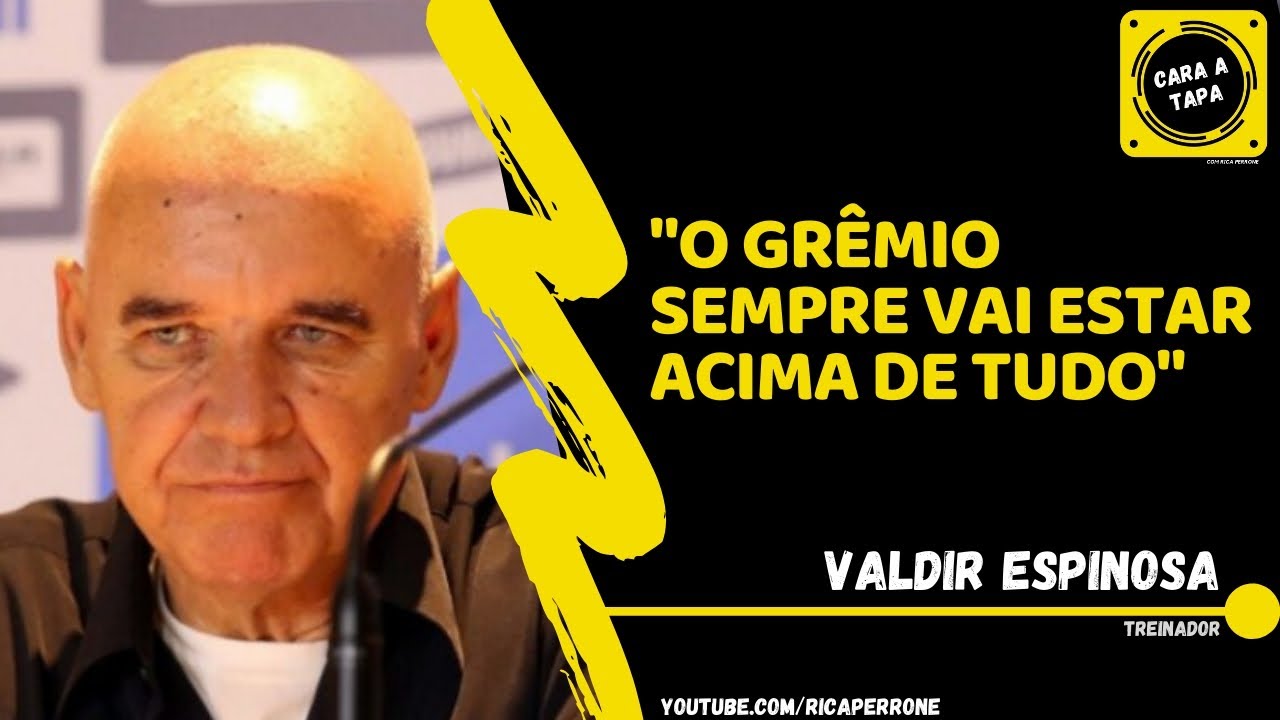 Valdir Espinosa é demitido do Grêmio e desabafa: 'Não sei se é