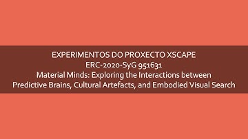 Como facer experimentos de Eye-Tracking? Proxecto XSCAPE Material Minds. Versión en galego