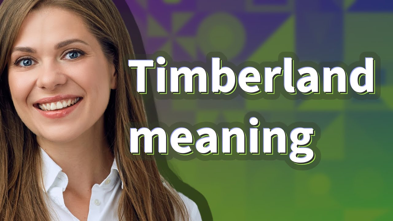 Timberland meaning of Timberland YouTube