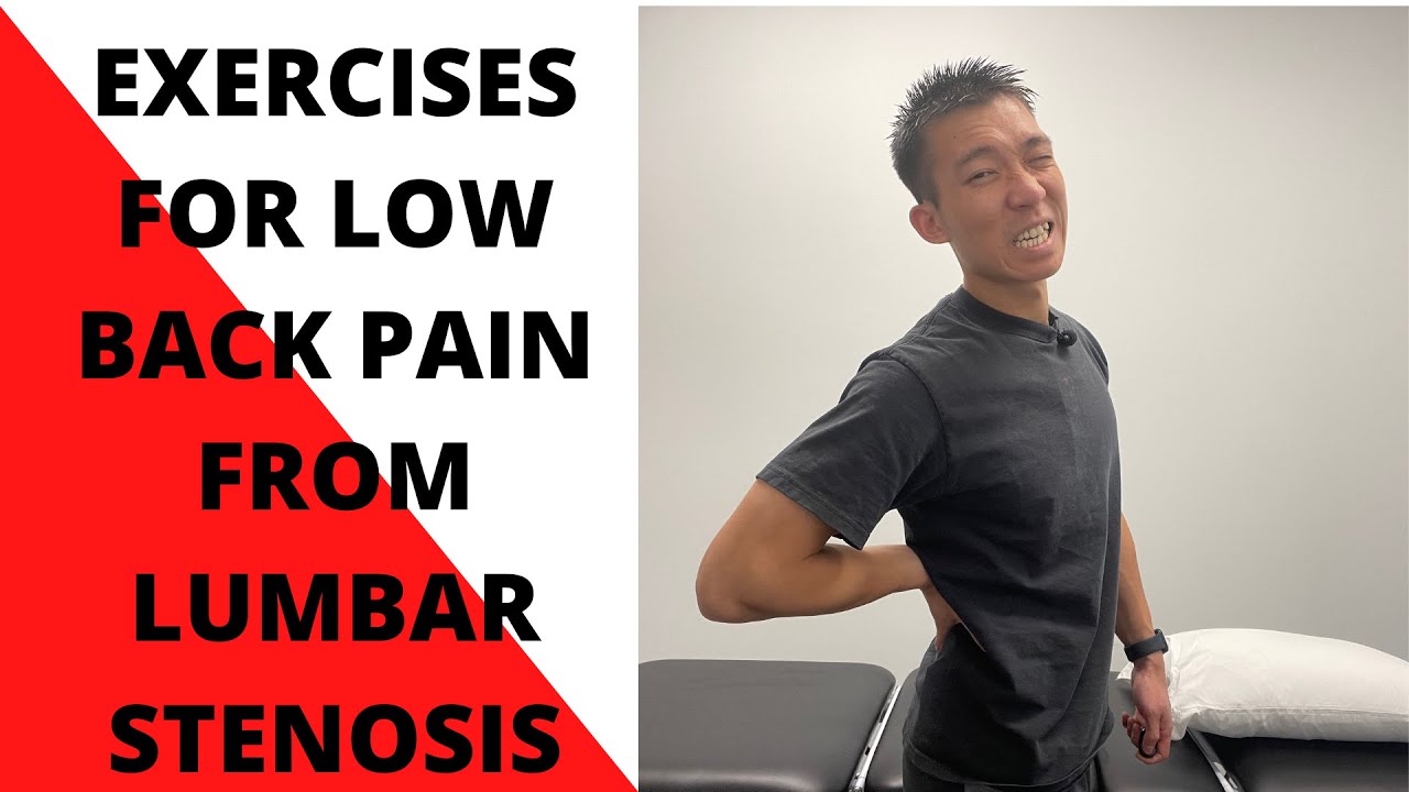 Exercises for Low Back Pain from Lumbar Stenosis - YouTube