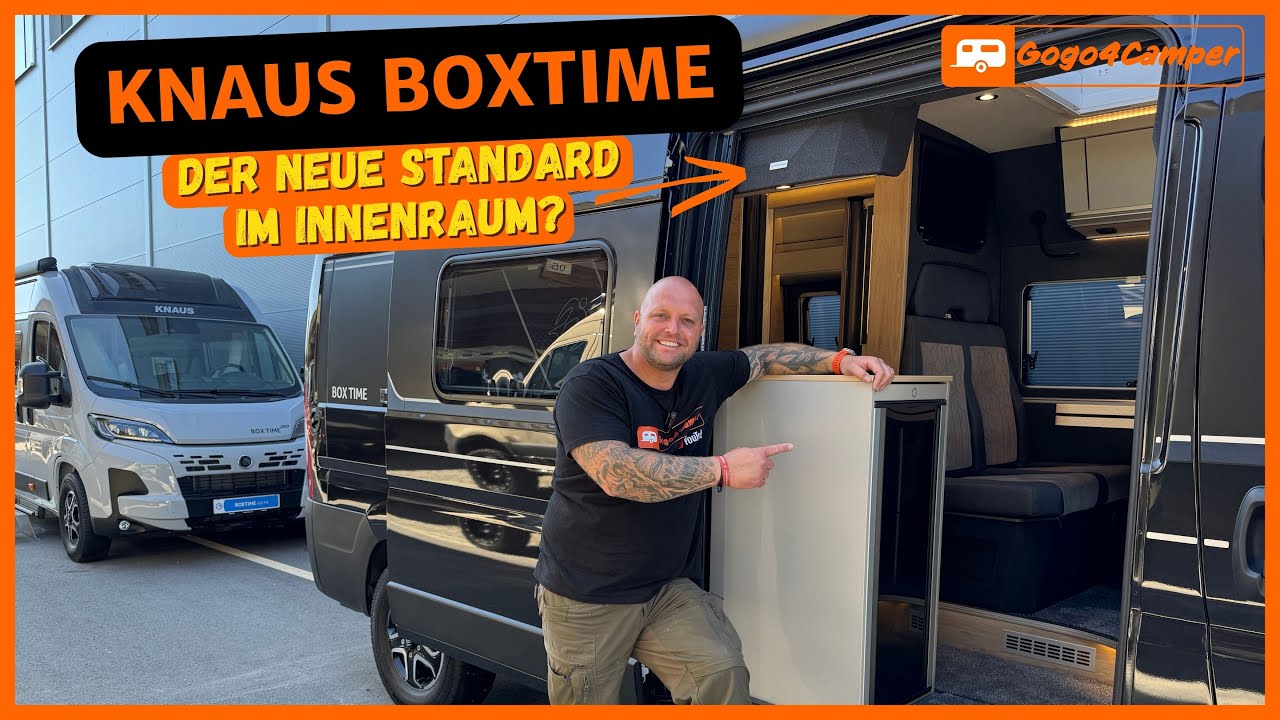 Weniger Holz, mehr Hightech - Der neue KNAUS BOXTIME Campervan - YouTube