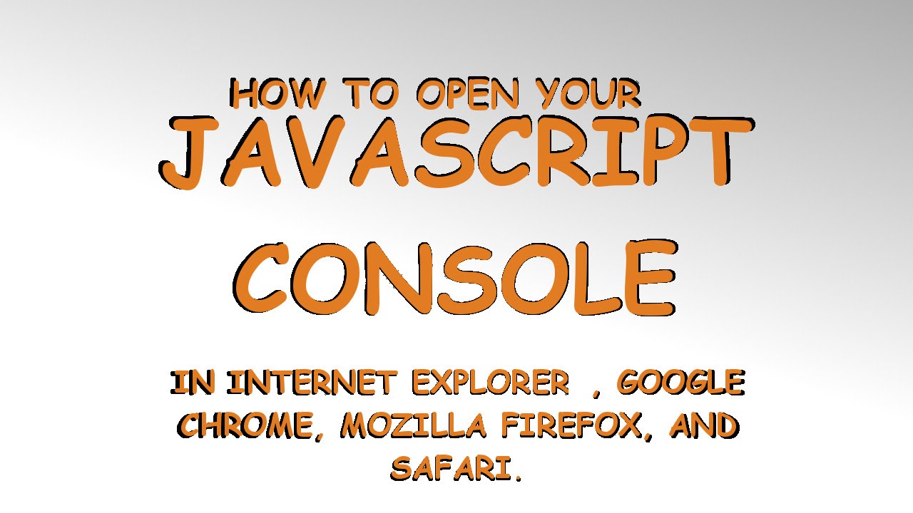 console javascript safari