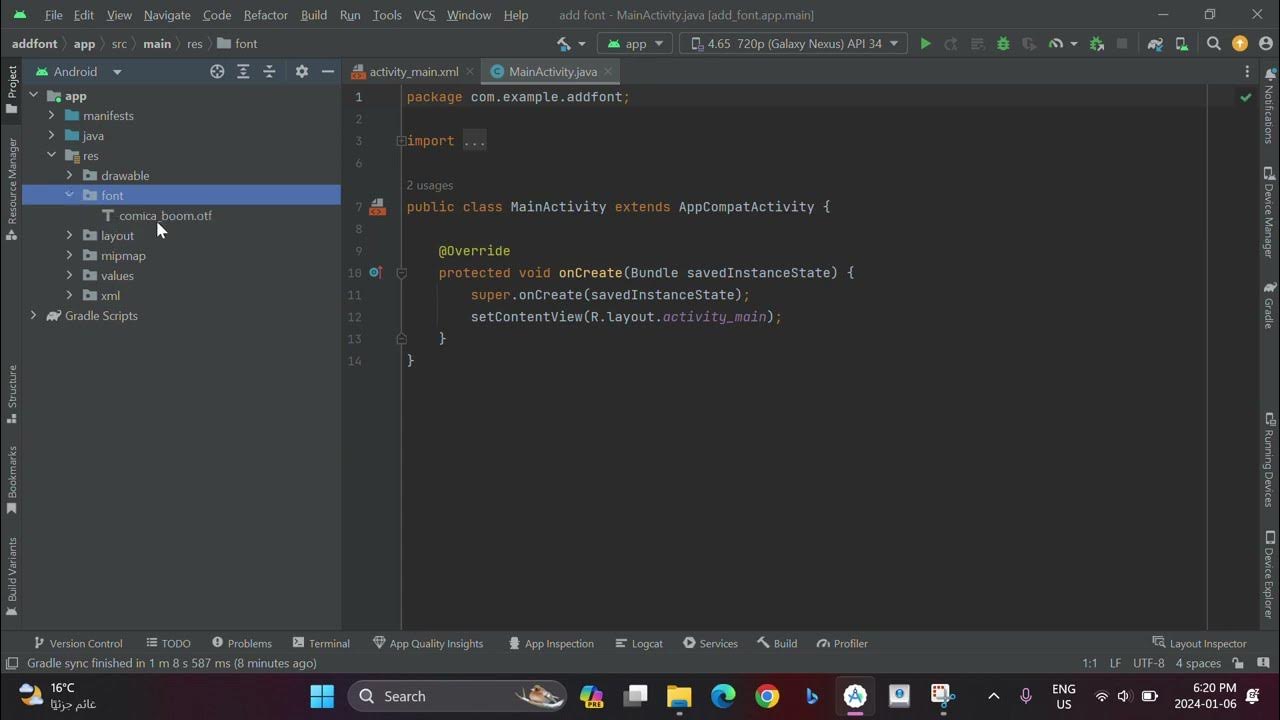 how-to-add-font-in-android-studio-youtube