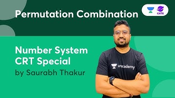 Number System I Permutation Combination I  CRT Special |  General Aptitude | By Saurabh Sir