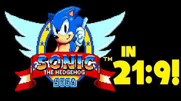 SMS Sonic 1 but in Ultrawide