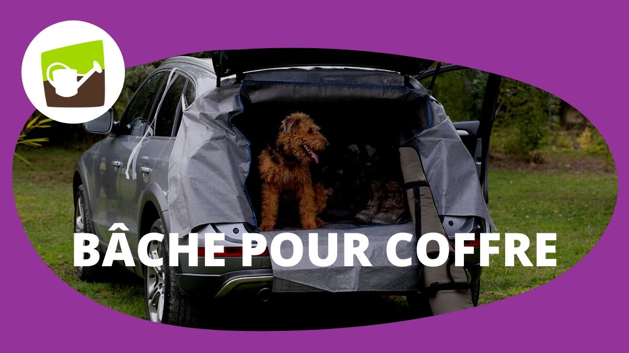 Protection coffre de voiture, bâche fabriquée en France