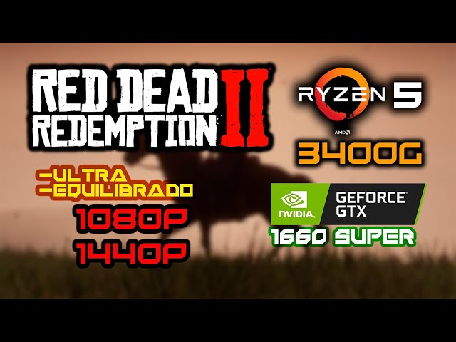 Red Dead Redemption 2, GTX1660super