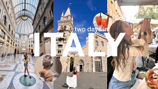 ITALY TRAVEL VLOG: exploring sicily + naples, aperol spritz, best pizza of my life, shopping!