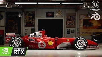 RTX RENDER - F1 Virtual Camera in Unreal Engine #rtx #3d #viralvideogoals