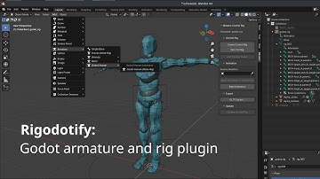 Rigodotify - Blender Plugin for easy Rigify to Godot animating