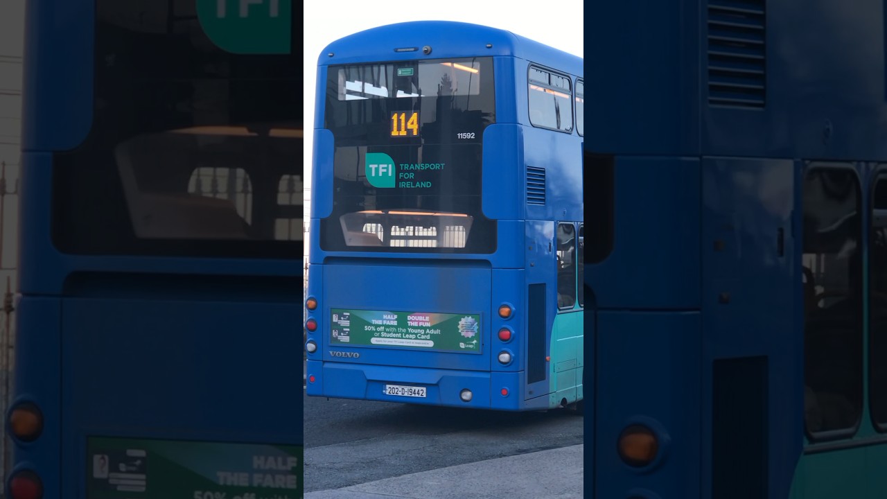 Go-Ahead Ireland: Route 114 | Wright Gemini 3 11592 | Blackrock Station | 11/1/2023