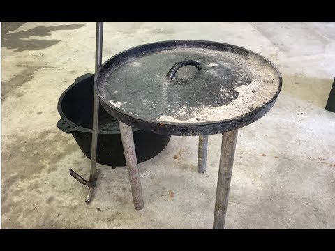 🛠 Homemade Dutch Oven Lid Lifter and Stand - Teach a Man to Fish 