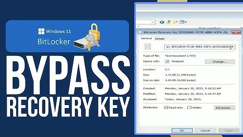 How To Bypass The BitLocker Recovery Key On Windows 11 | Complete Tutorial Step By Step