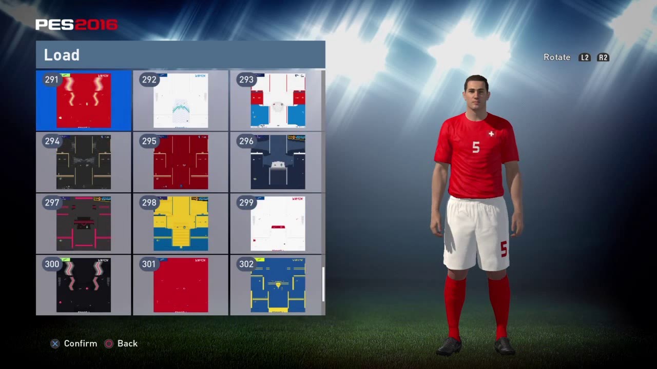 Pro Evolution Soccer 2016 EURO 2016 Kit Editing PS4 SWITZERLAND YouTube