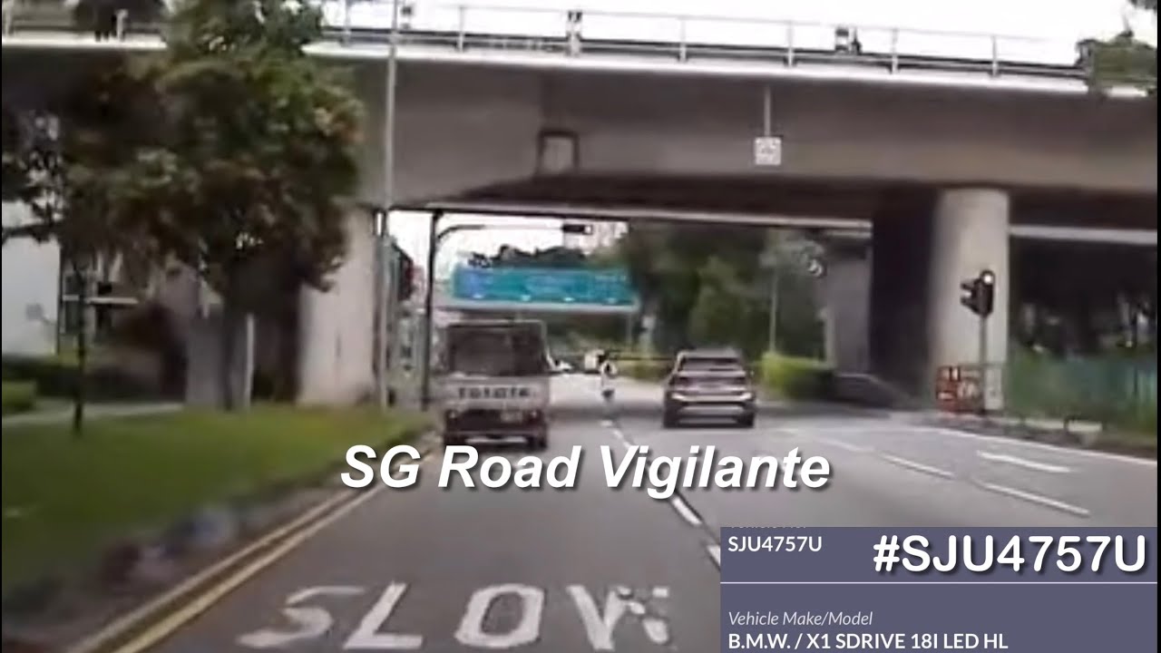 30aug2025 #SJU4757U bmw x1 fail to conform to red light signal nearly ...