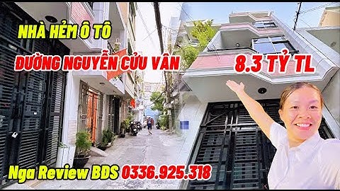 🔥 Bán nhà đường Nguyễn Cửu Vân, hẻm ô tô, 4 tầng, giáp Quận 1 chỉ 8.3 tỷ