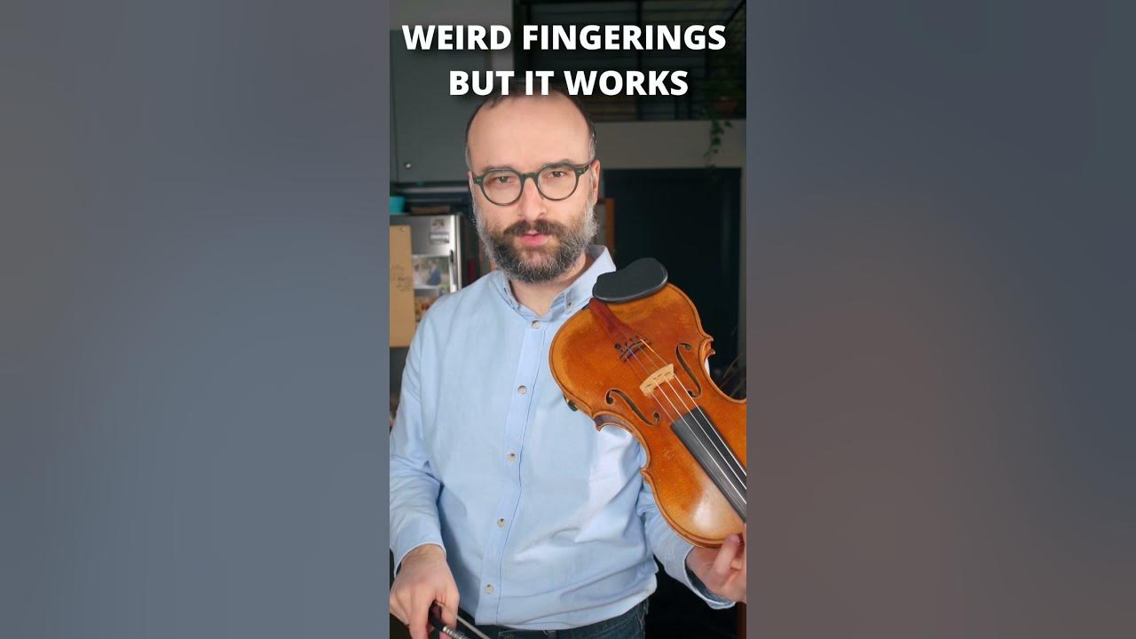 Weird fingerings, but it works - Vol.1 #shorts #violin #tchaikovsky