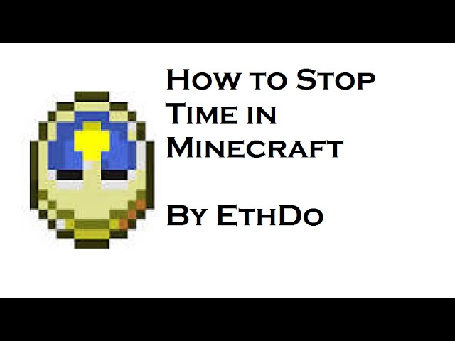 How to Stop Time in Minecraft (Bedrock Edition) 1.17+ - Tutorial Series  #029 