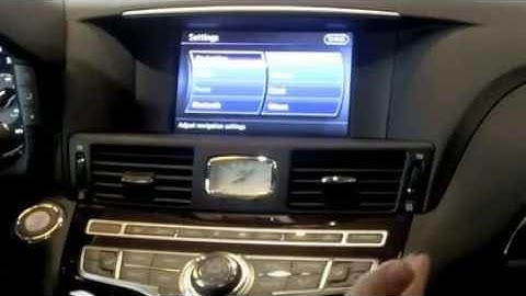 Infiniti Navigation System Overview