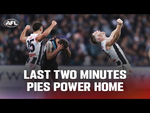 Last Two Minutes | Port Adelaide v Collingwood | Round 19, 2023