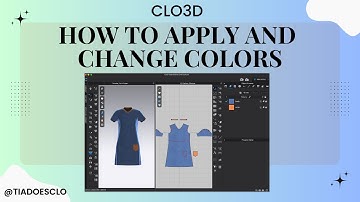 How to Apply and Change Colors in CLO3D