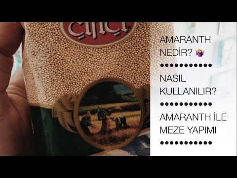 Video: Amaranth Unu Ile Vücudu Restore Etmek