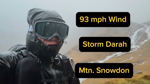 Trying to Conquer SNOWDON  in 93mph Winds | Battling Storm Darragh!