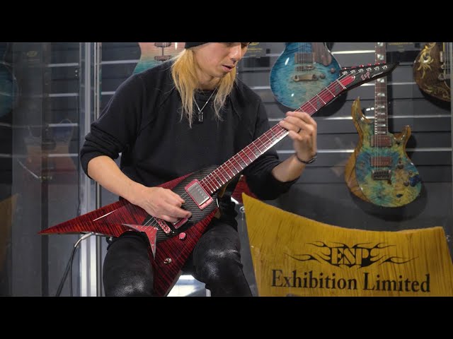 Esp Guitars Esp Exhibition Limited Series 21 Syu Demos The Ex21 17 Arrow Ctm Nt Youtube