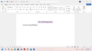 OS & DB Migration