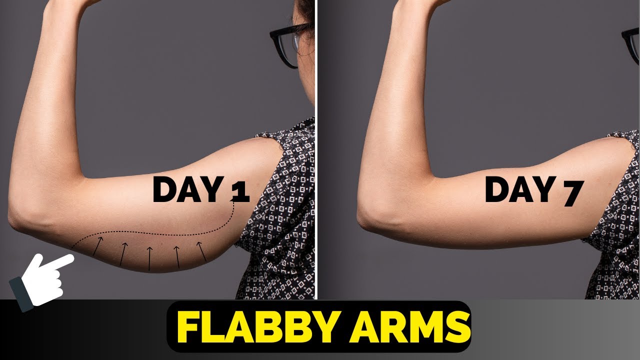 5 Minute Simple FLABBY ARMS Workout ✓ ANYONE CAN DO IT 