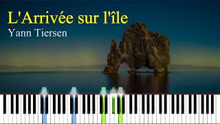 L&#39; Arrivée sur l&#39;ile - Yann Tiersen | Piano Tutorial | Synthesia | How to play