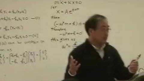 [Lecture 13-4: Multi Degree of Freedom System2] Mechanical Vibration by Prof. Yang-Hann Kim at KAIST
