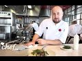 Tom cenci from duck and waffle cooks a whole sea bass