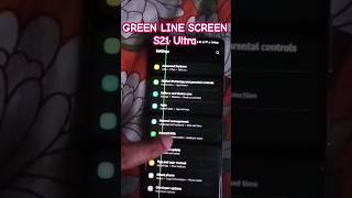 Samsung S21 ultra Green Line Screen Problem | Got Free Screen Replacement from samsung