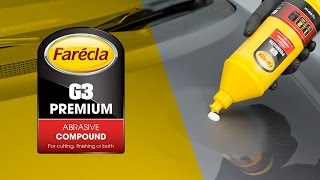 Farécla G3 Premium Abrasive Compound with 8' Applicator Pads  How to Use