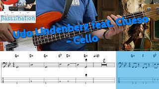 Udo Lindenberg feat Clueso - Cello (Bass cover)