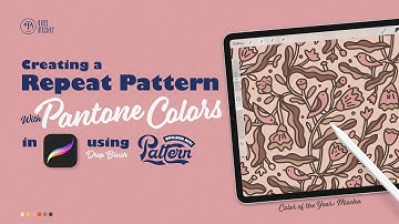 Create a Repeat pattern with Pantone colours in Procreate