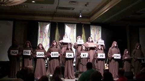 Silent Monks perform the Hallelujah Chorus (NCBC Acts Of Worship) - Closer version
