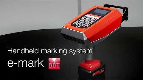 MARKING - portable dot peen marking machine - E-MARK