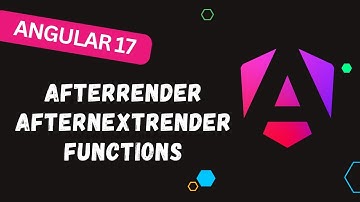 19. Master Angular: onthulling van afterRender & afterNextRender Lifecycle Hooks - #Angular17
